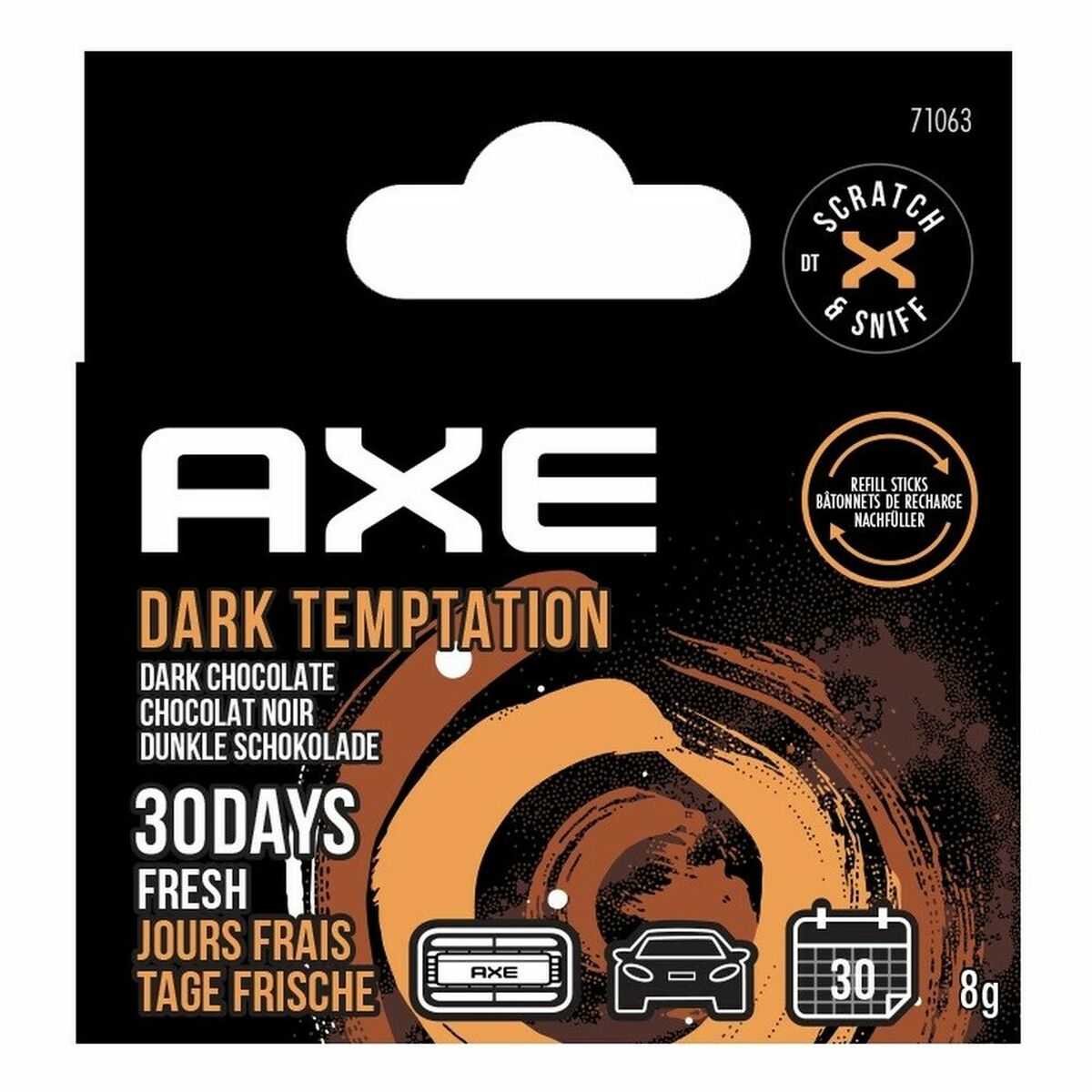 Auto Lufterfrischer California Scents DARK TEMPTATION DARK TEMPTATION Aluminium Ersatzteile 2 Stück - Car Schutz