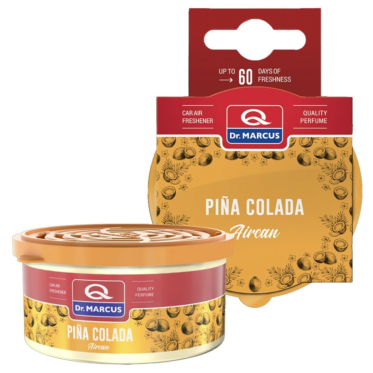 Auto Lufterfrischer Dr Marcus Aircan Piña Colada 40 g Parfüm Dose - Auto Schutz