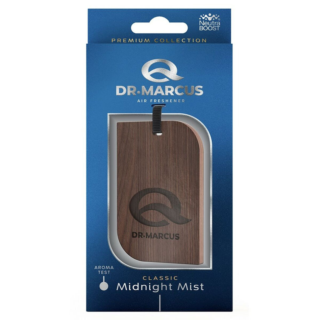Auto Lufterfrischer Dr Marcus Classic Midnight Mist Holz Halsband - Car Schutz