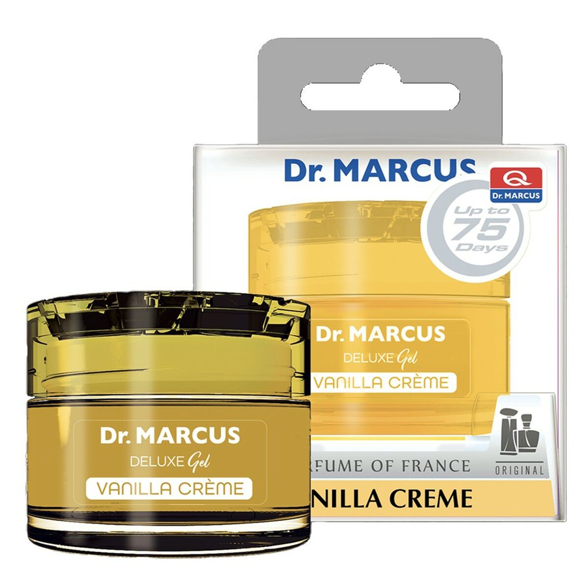 Auto Lufterfrischer Dr Marcus Deluxe Vanille 50 ml Kunststoff Parfüm Dose - Auto Schutz