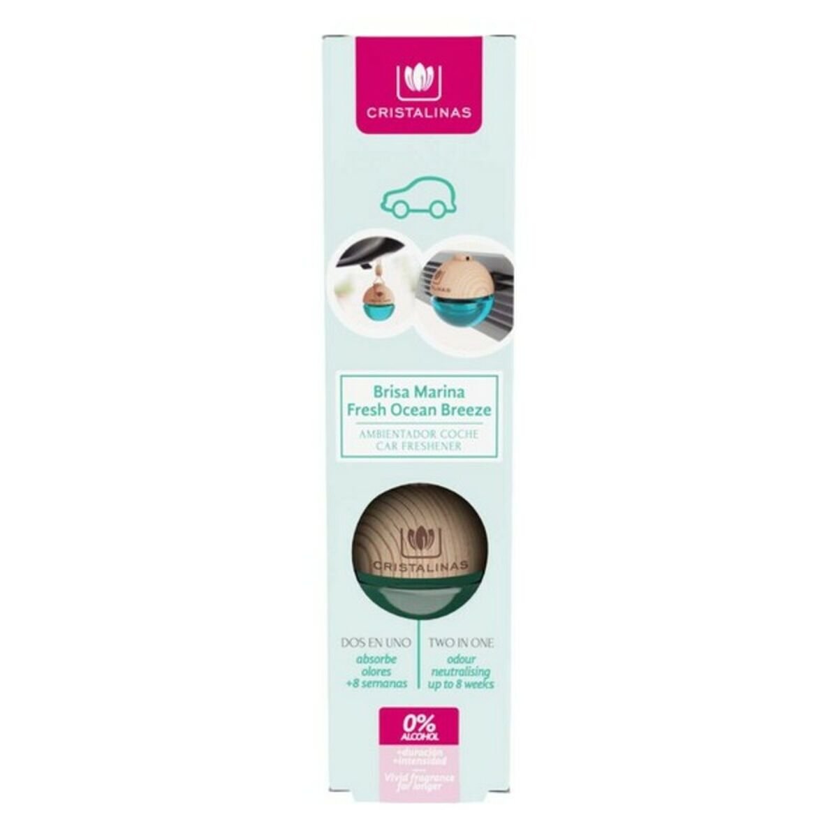 Auto Lufterfrischer Fresh Ocean Breeze Cristalinas (6 ml) - Car Schutz