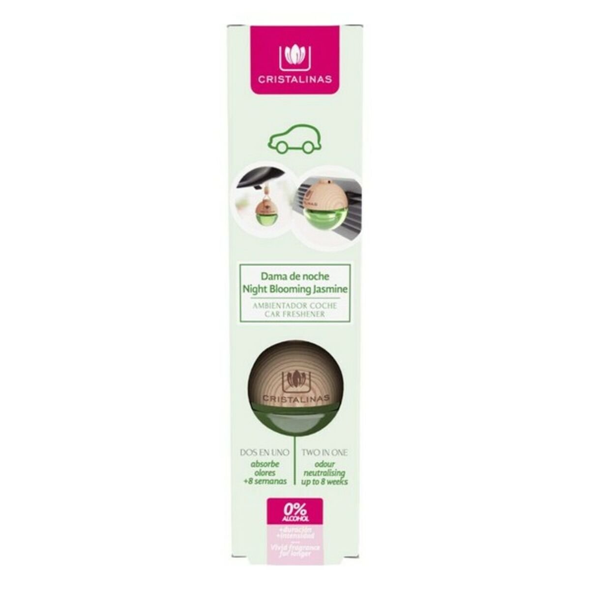 Auto Lufterfrischer Night Blooming Jasmine Cristalinas Coche 6 ml - Car Schutz