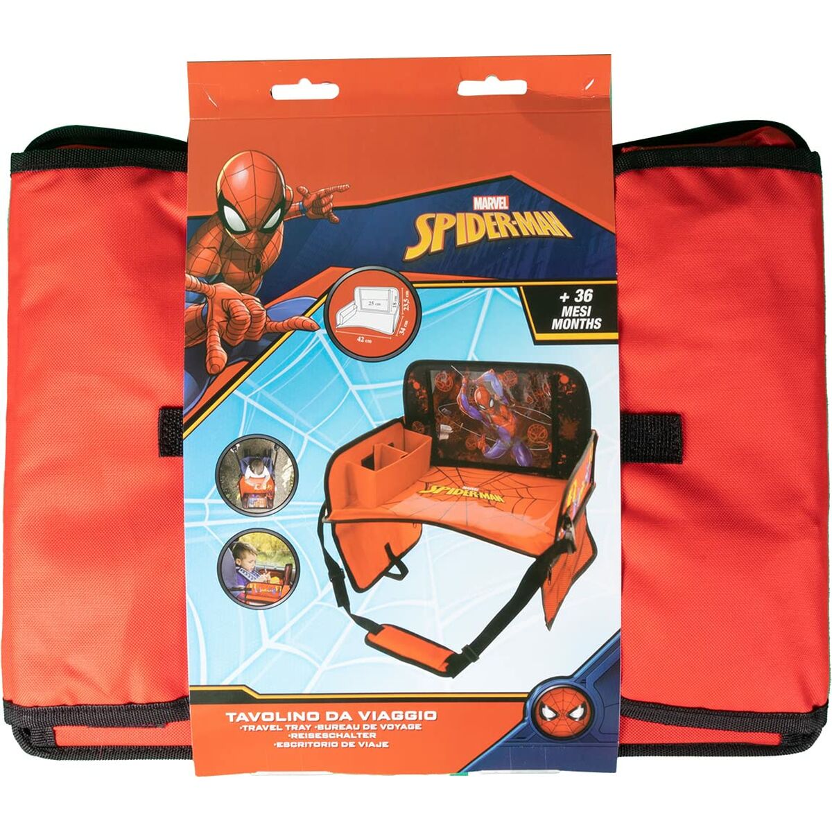 Autositz - Organizer Spider - Man CZ10642 Rot - Car Schutz