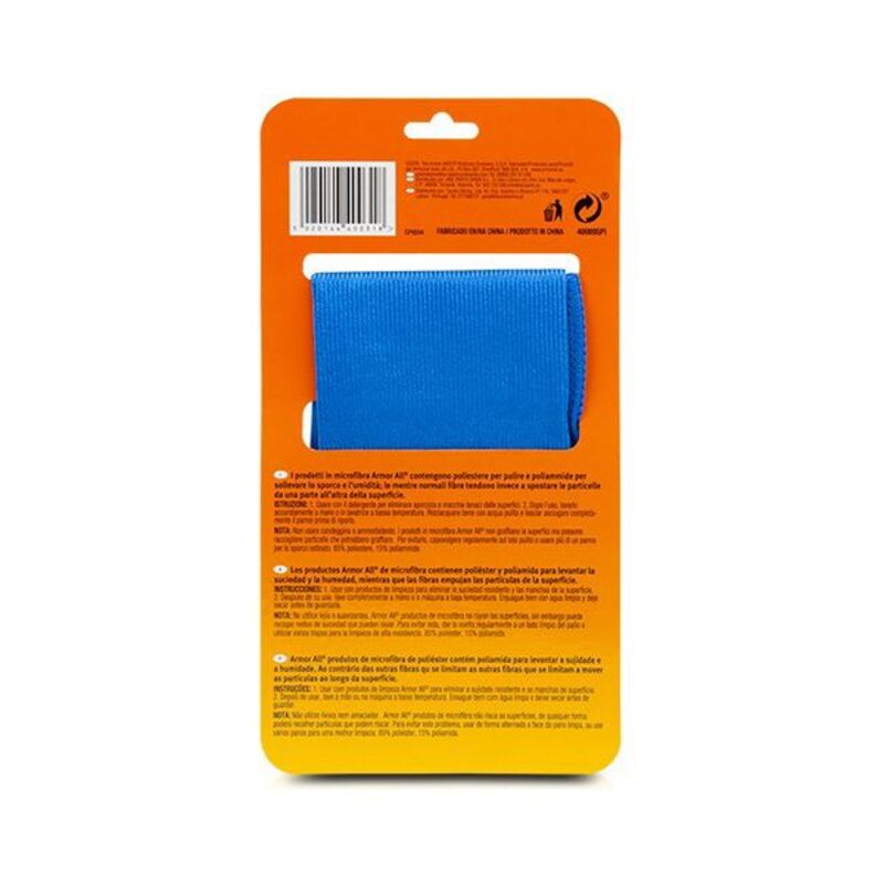 Handtuch Armor All AA40089SPI Mikrofaser Fensterputzmittel Blau - Car Schutz