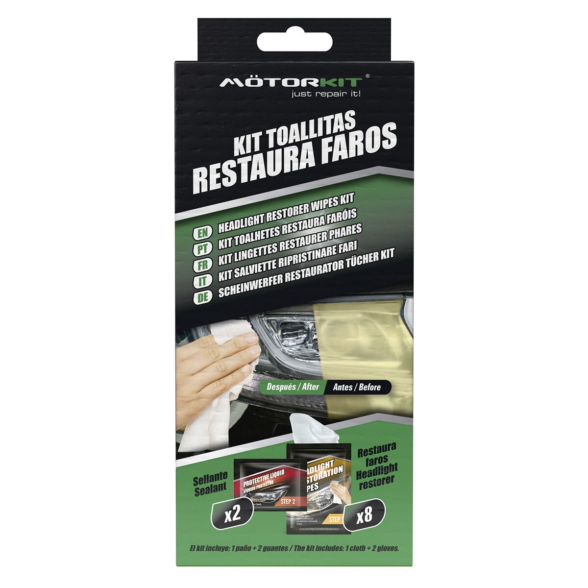 Lampen - Restaurationstücher Motorkit MOT1004 - Auto Schutz