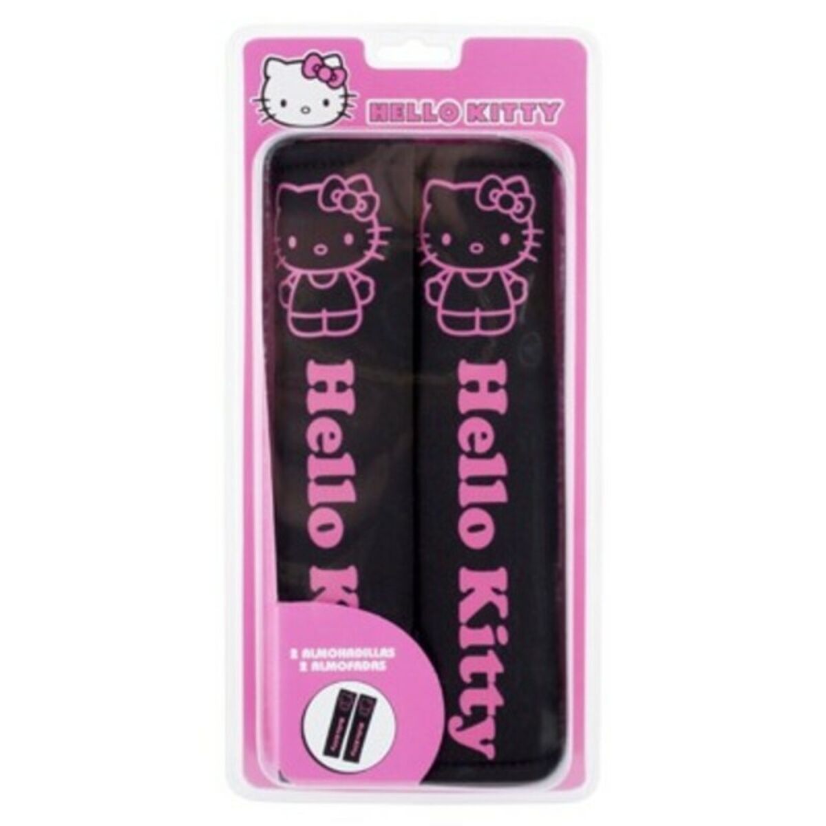 Sicherheitsgurt - Polster HELLO KITTY CS4 Schwarz - Car Schutz